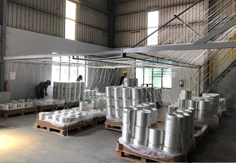 Custom Fiberglass Woven Roving - production line